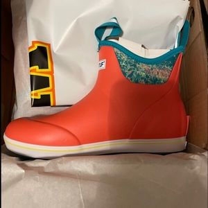 Women’s Coral XtraTuf Ankle Boots